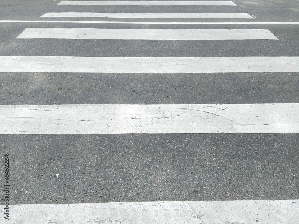 old and shabby pedestrian crossing in the daytime. old and shabby pedestrian crossing in the daytime.