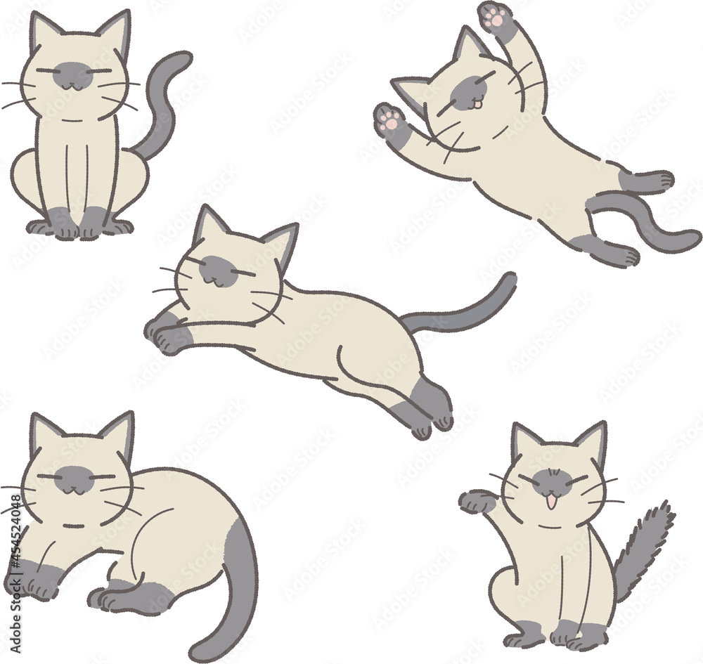 猫 イラストセット 猫 イラストセット