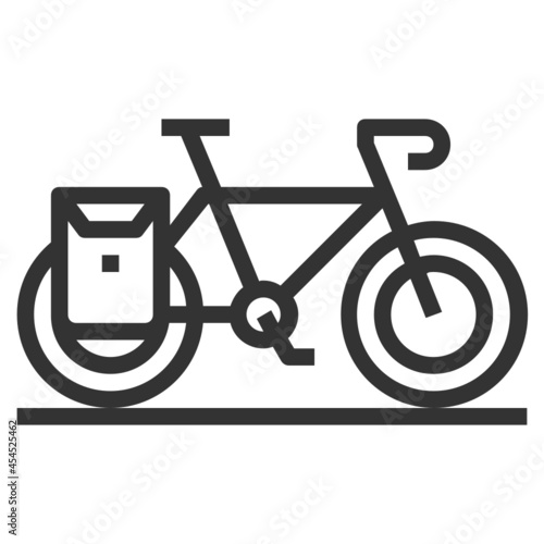 BICYCLE LINE ICON