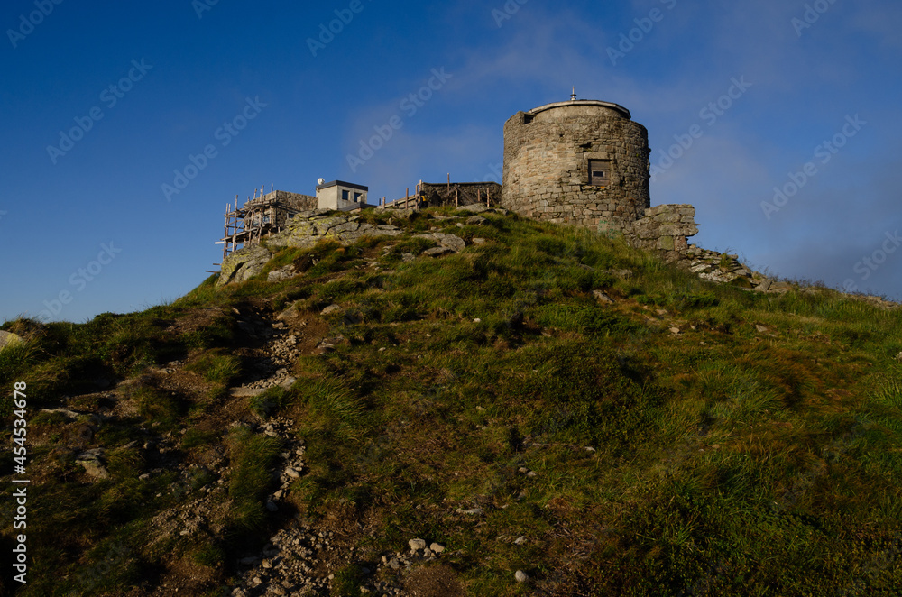 old castle on the hill