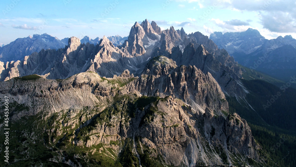 The Italian Dolomites, Aerial View
