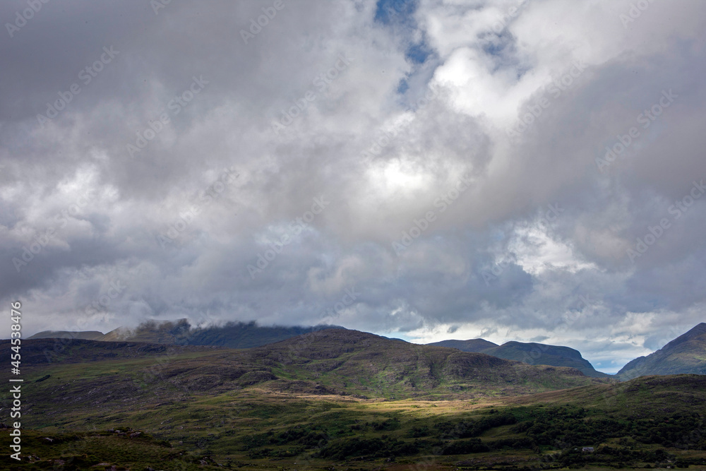 Killarney Ireland Ring of Kerry. Clouds.