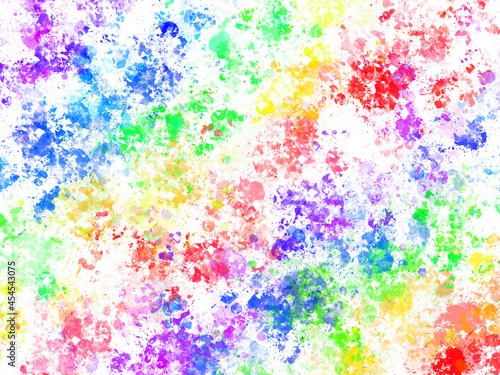 Rainbow Watercolor Background. watercolor scribble texture. Abstract watercolor on white background. 