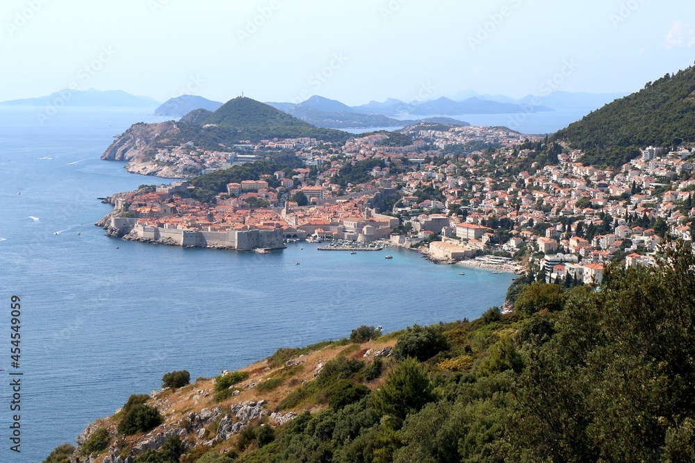 mediterrenean, Dubrovnik, Croatia, sea, coast,  architecture, building, stone, medieval, house, ancient, old, street, town, church, wall, tower, city, europe, fortress, travel, architectural,	