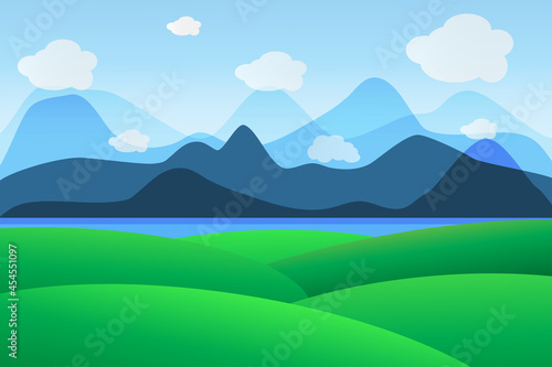 Landscape nature view