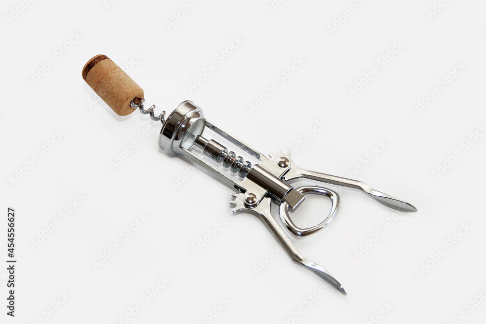 metal corkscrew for opening a wine bottle metal corkscrew for opening a wine bottle