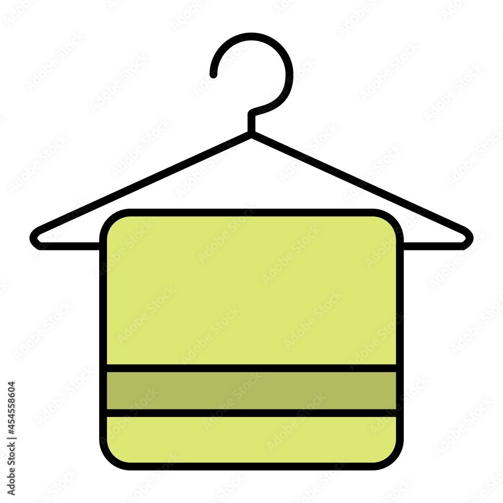 Vector Towel Filled Outline Icon Design Vector Towel Filled Outline Icon Design