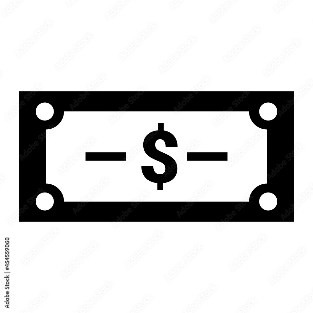 Vector Money Glyph Icon Design Vector Money Glyph Icon Design