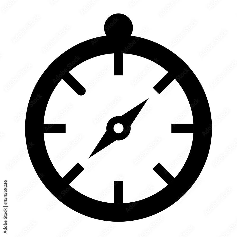 Vector Compass Direction Glyph Icon Design Vector Compass Direction Glyph Icon Design