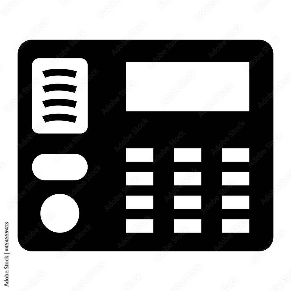 Vector Security Panel Glyph Icon Design Vector Security Panel Glyph Icon Design