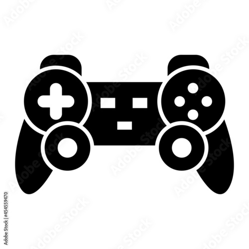 Vector Gameplay Glyph Icon Design