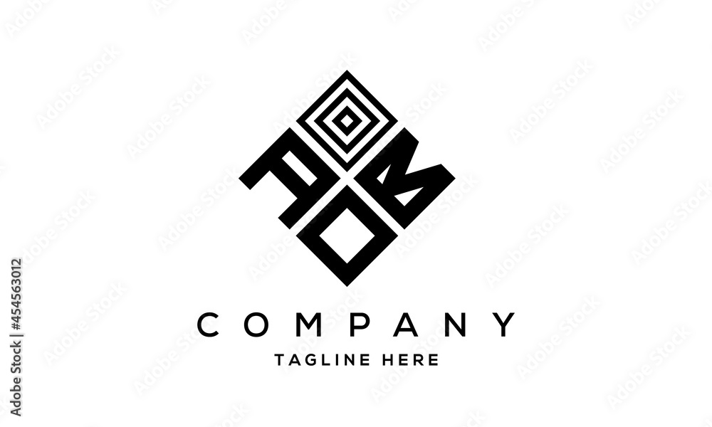 ABO square three latter logo vector ABO square three latter logo vector
