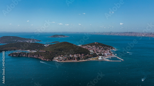 Aerial view of Prince Island, Istanbul, Turkey photo