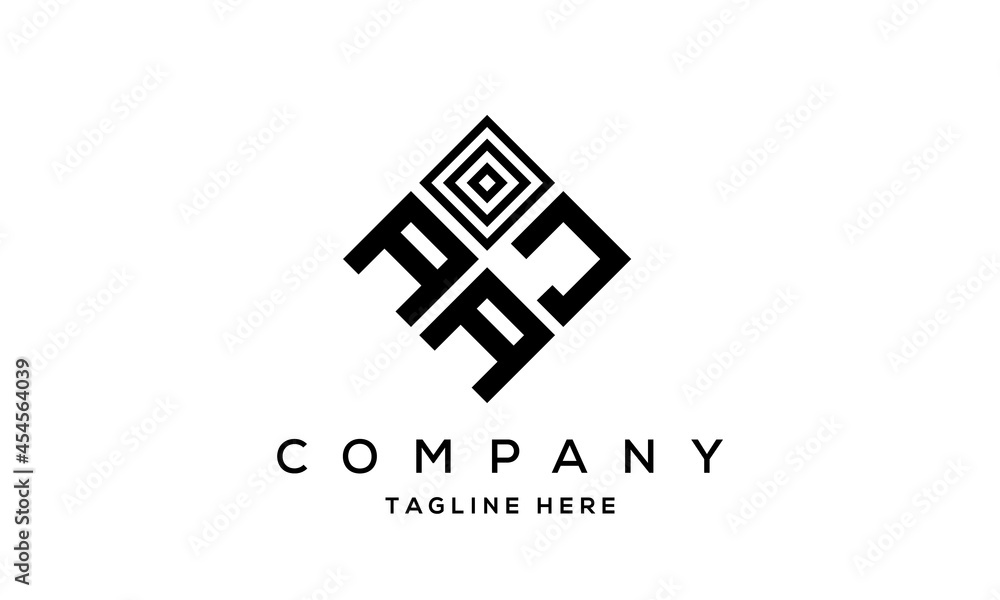 AJA square three latter logo vector AJA square three latter logo vector