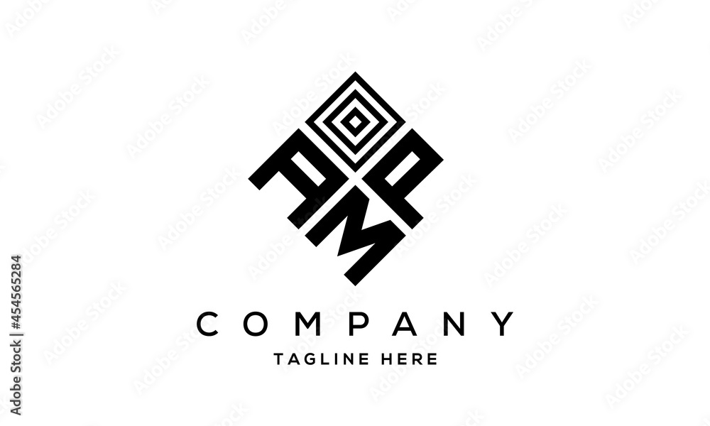 APM square three latter logo vector APM square three latter logo vector
