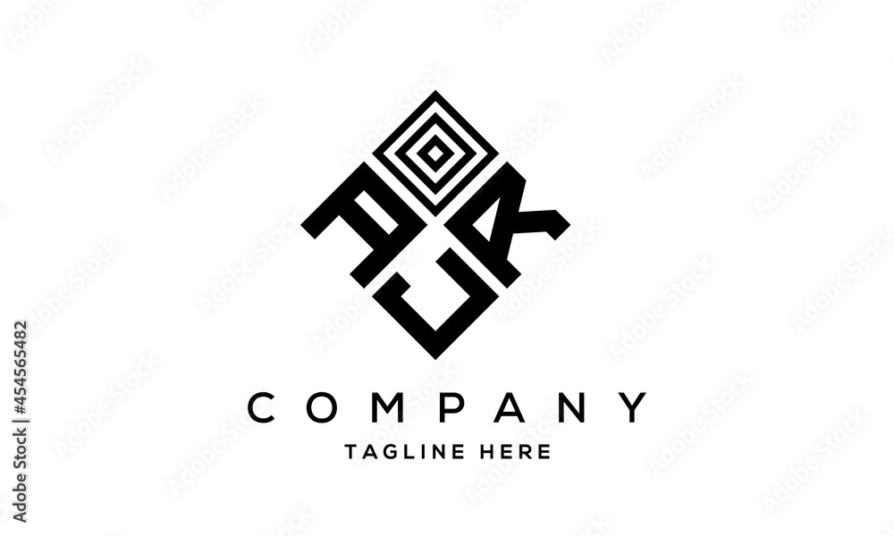 ARJ square three latter logo vector ARJ square three latter logo vector