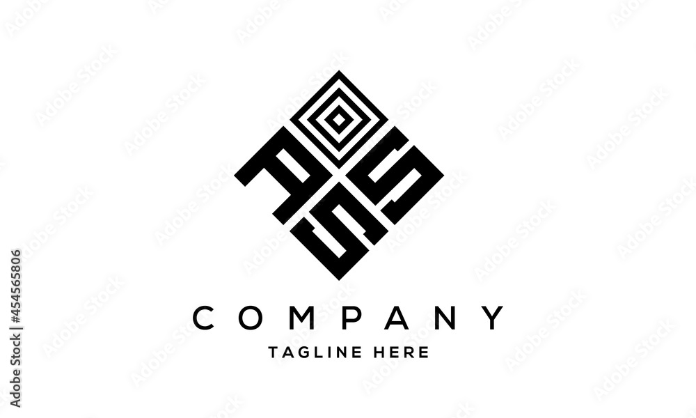 ASS square three latter logo vector ASS square three latter logo vector