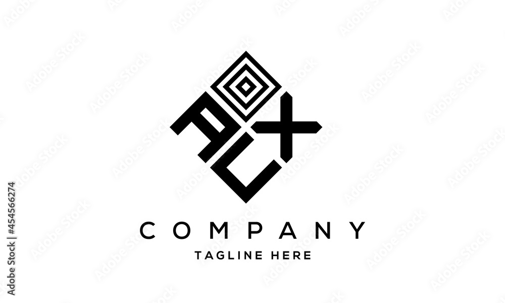 AXU square three latter logo vector AXU square three latter logo vector