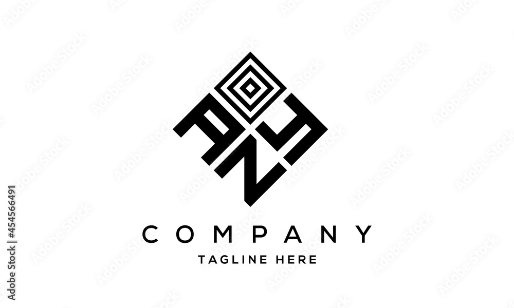 AYN square three latter logo vector AYN square three latter logo vector