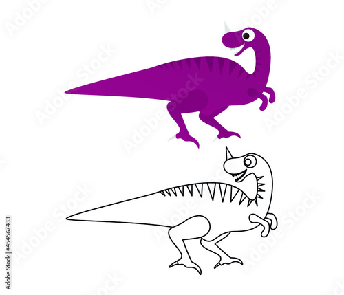 Cute dinosaurs. Dinosaur Vector Character. 