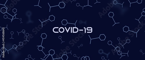 Abstract seamless covid-19 background design concept. Good for background, illustration, banner, science banner, health care banner, pandemic illustration background.