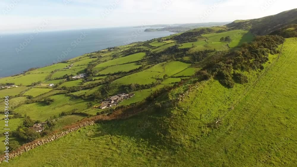 Aerial video of the Glens of Antrim Northern Ireland Aerial video of the Glens of Antrim Northern Ireland