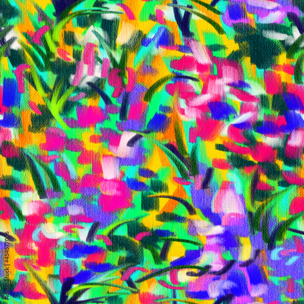 Abstract seamless pattern with acrylic painting Abstract seamless pattern with acrylic painting
