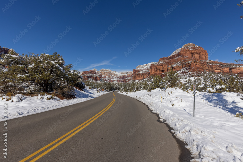 Scenic Winter Landscape Secona Arizona