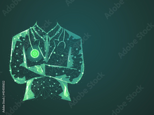 2d rendering doctor background isolated