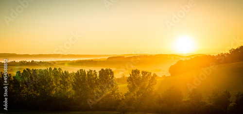 Sunrise in the Midi Pyrenees, France