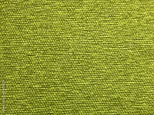 Lime green woven upholstery fabric texture photo