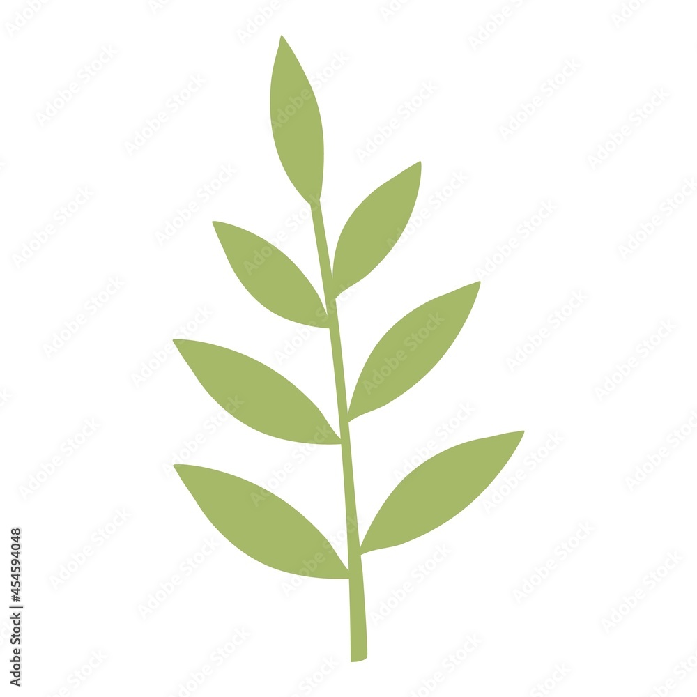 Floral plant branch icon cartoon vector. Spring nature flower Floral plant branch icon cartoon vector. Spring nature flower