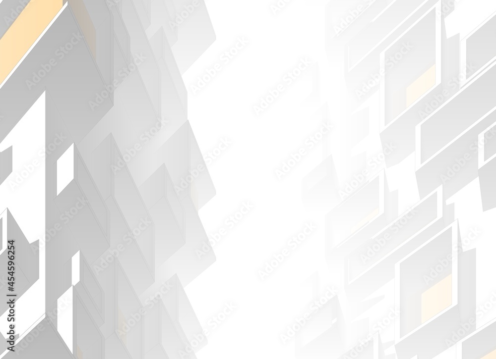 modern architecture building 3d illustration modern architecture building 3d illustration