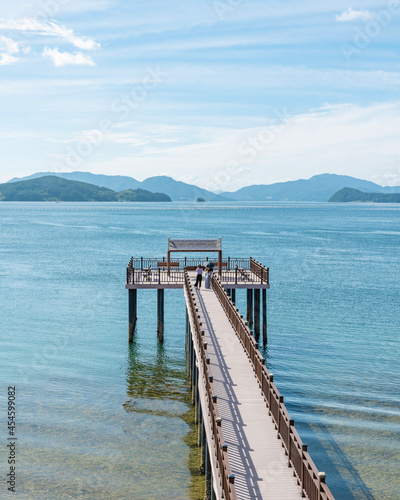 pier on the lake © Jonghyun