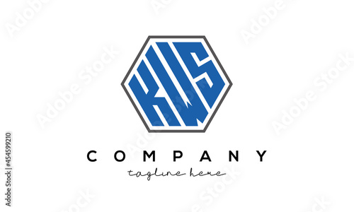 letters KWS creative polygon logo victor template	
 photo