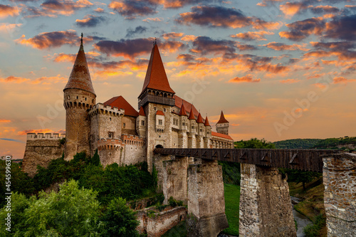The Hunedoara Castle in Romania