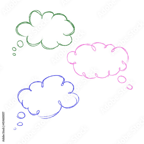 Bubble callout for text vector  illustration.