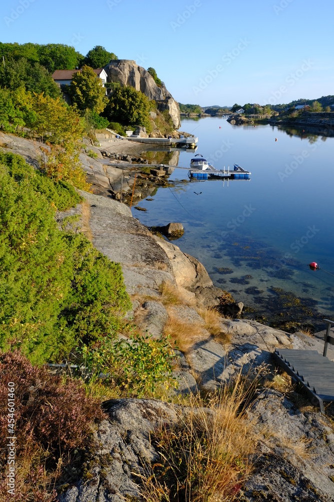 Coast and islands at Havna, near Tonsberg, Norway