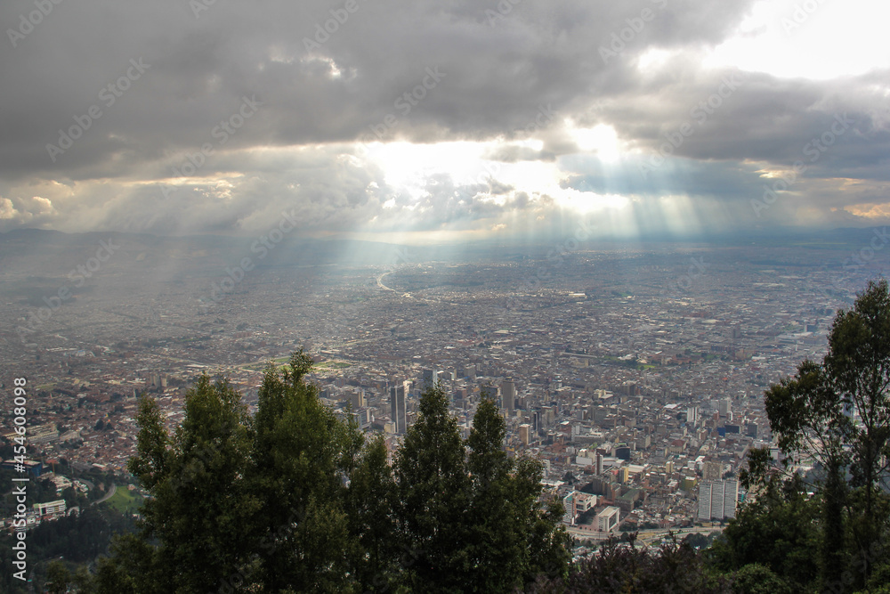 Bogotá, Ciudad vista desde Monserrate