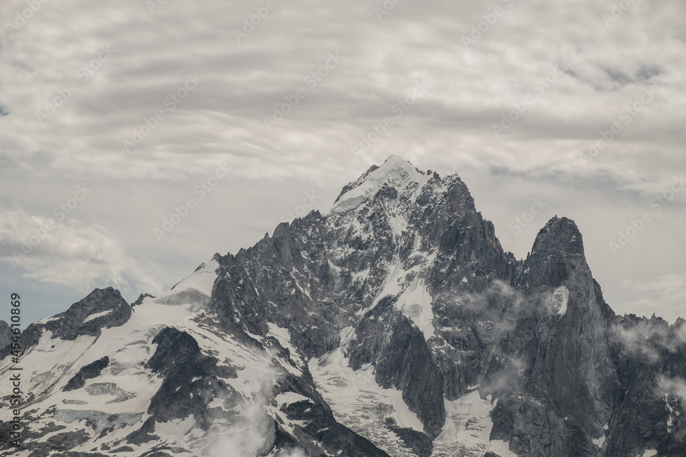 Mistified sceneries of Montblanc
