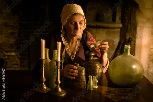 Medieval alchemist