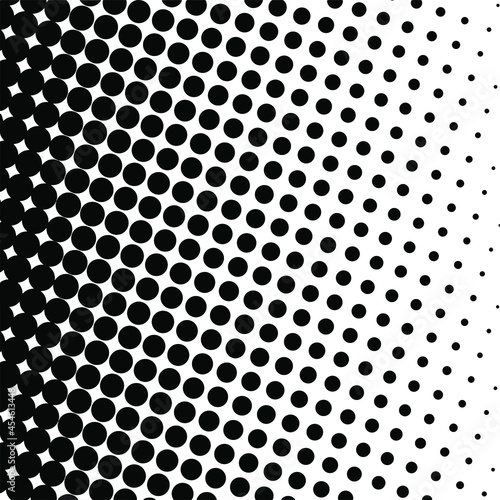 Black halftone background. Black polka dot. Halftone pattern. Modern Halftone Background, backdrop, texture, pattern. Vector illustration. Halftone Backdrop. 