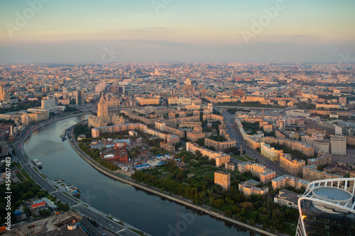 Bird's eye view of Moscow