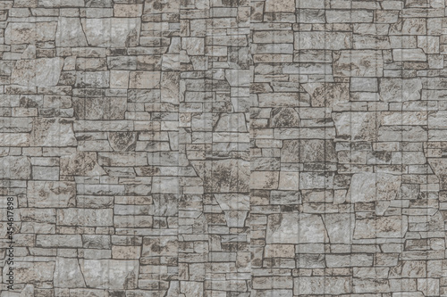 Stone gray pattern old tile abstract wall surface texture grey background
