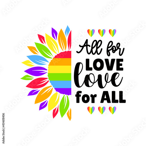 LGBTQ related symbol in rainbow colors. Gay pride.