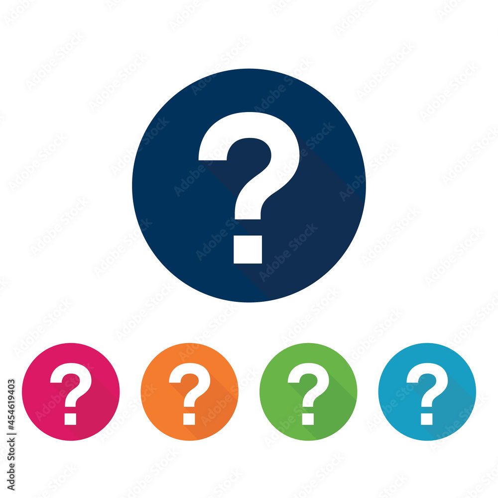 Question icon isolated. Vector illustration. Question icon isolated. Vector illustration.
