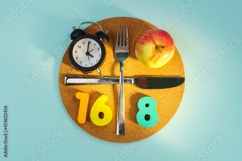 Canvastavla Intermittent fasting concept 16:8