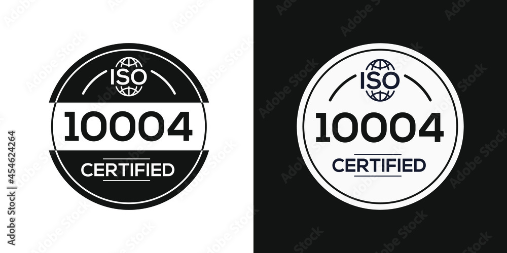 Obraz premium Creative (ISO 10004) Standard quality symbol, vector illustration.