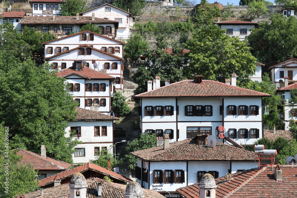 Panoramic view of Safranbolu, Karabük, Turkey. Panoramic view of Safranbolu, Karabük, Turkey.