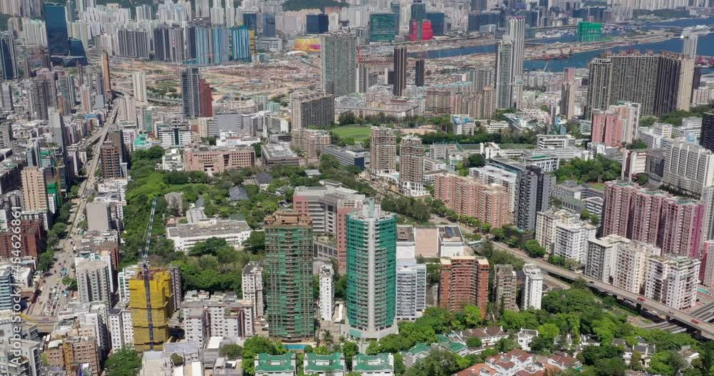 Hong Kong city from top Hong Kong city from top